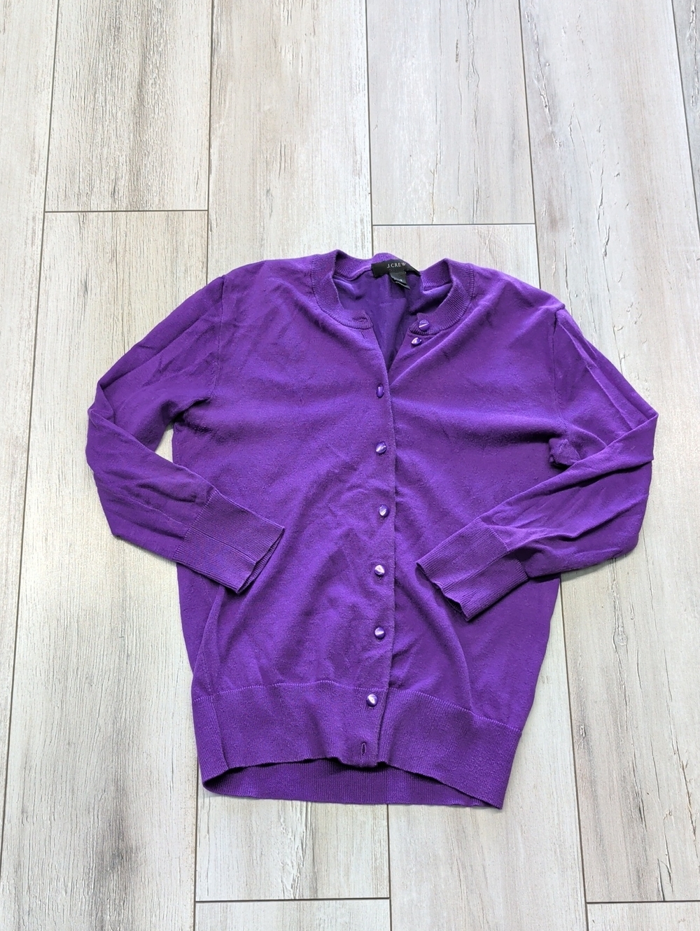 J. Crew Violet Button-Up Women's Cardigan